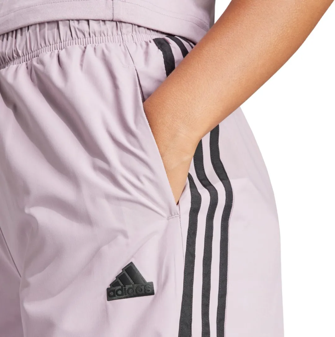 adidas Future Icons Three Stripes Woven Trainingsbroek - Maat L - Roze