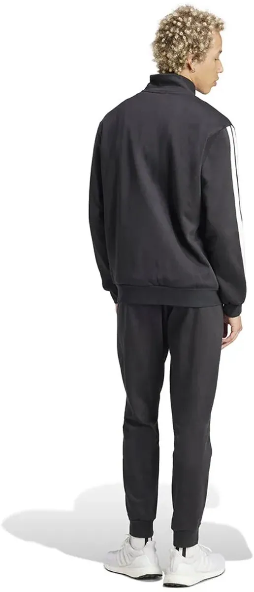 adidas 3-STRIPES Fleece Trainingspak Heren Zwart S