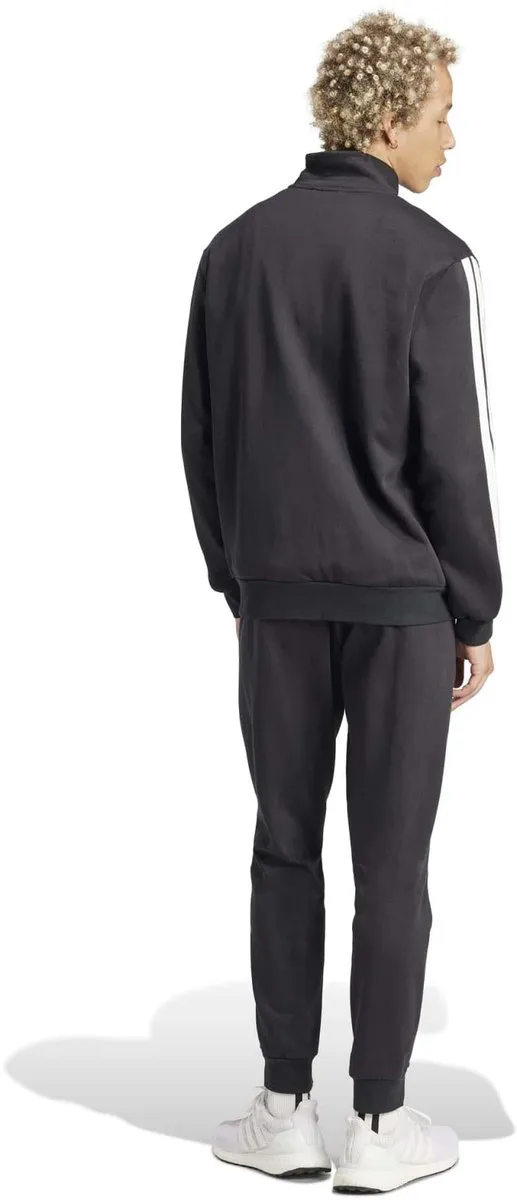 adidas 3-STRIPES Fleece Trainingspak Heren Zwart S