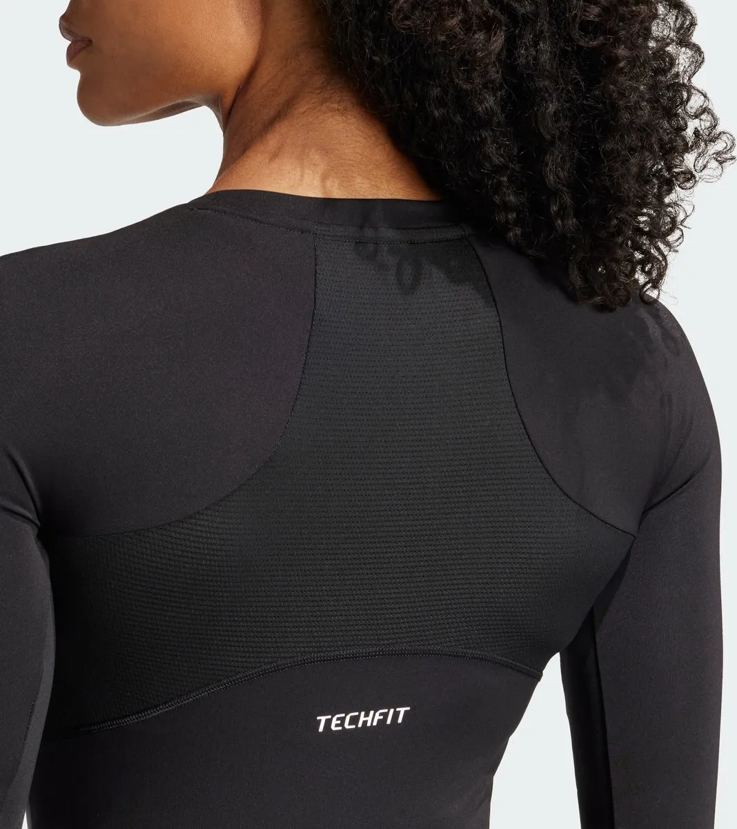 adidas Performance TECHFIT Training Longsleeve IK7918 - Dames - L - Zwart