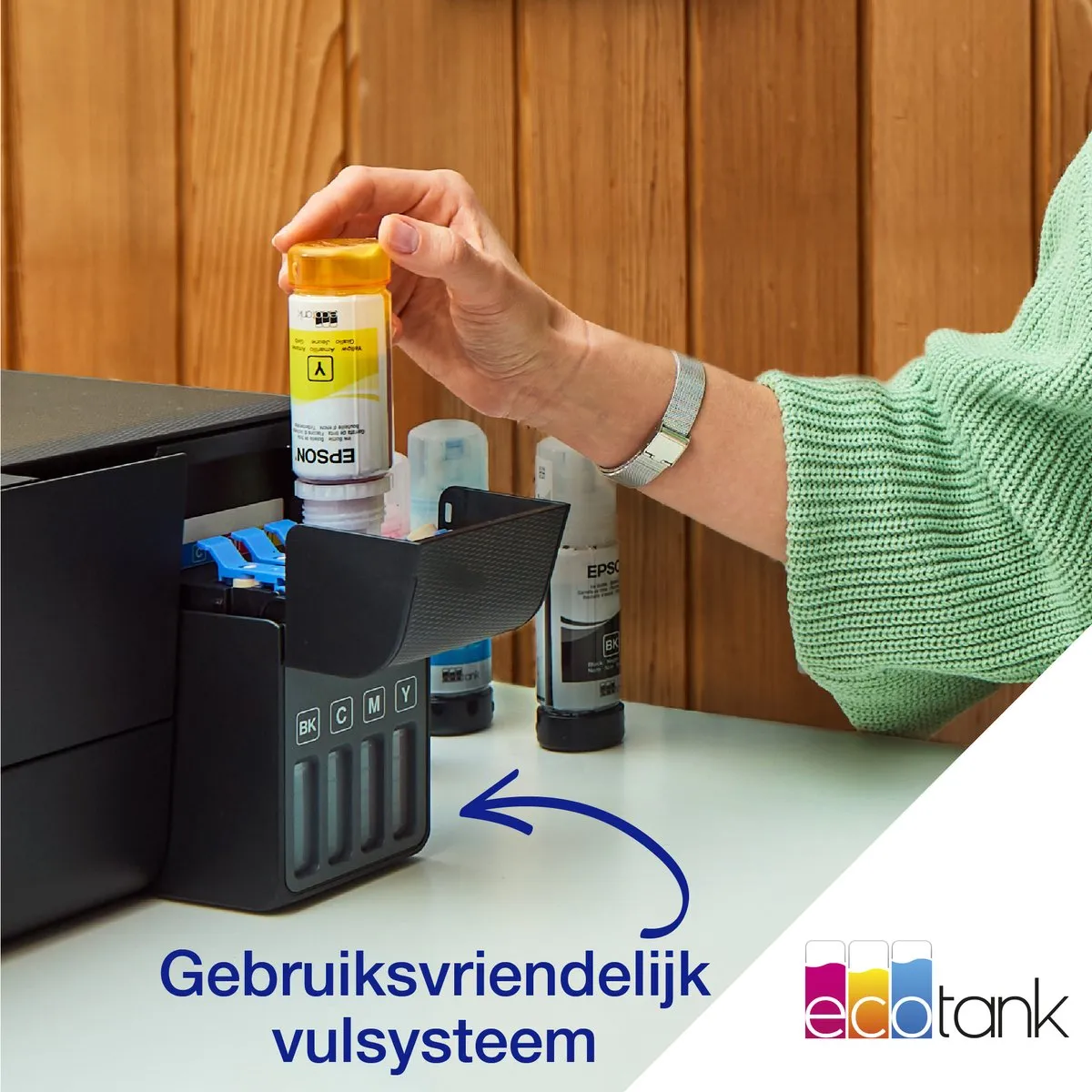 Epson EcoTank ET-2815 A4 All-In-One Printer - 4 Kleuren - 100 Vel