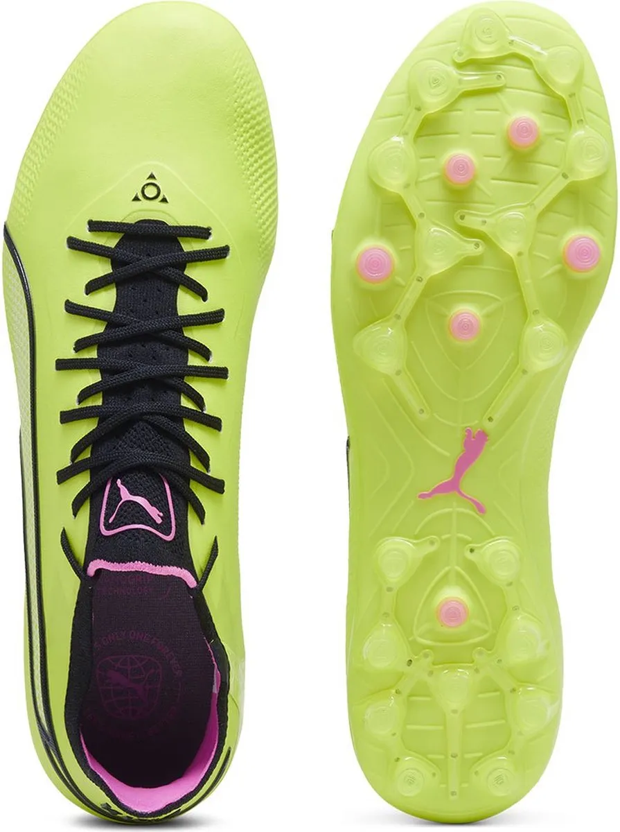 PUMA King Ultimate Mg Voetbalschoenen - 45 - Electric Lime