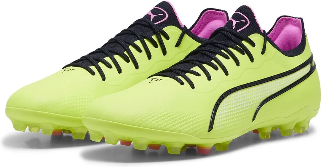 PUMA King Ultimate Mg Voetbalschoenen - 45 - Electric Lime