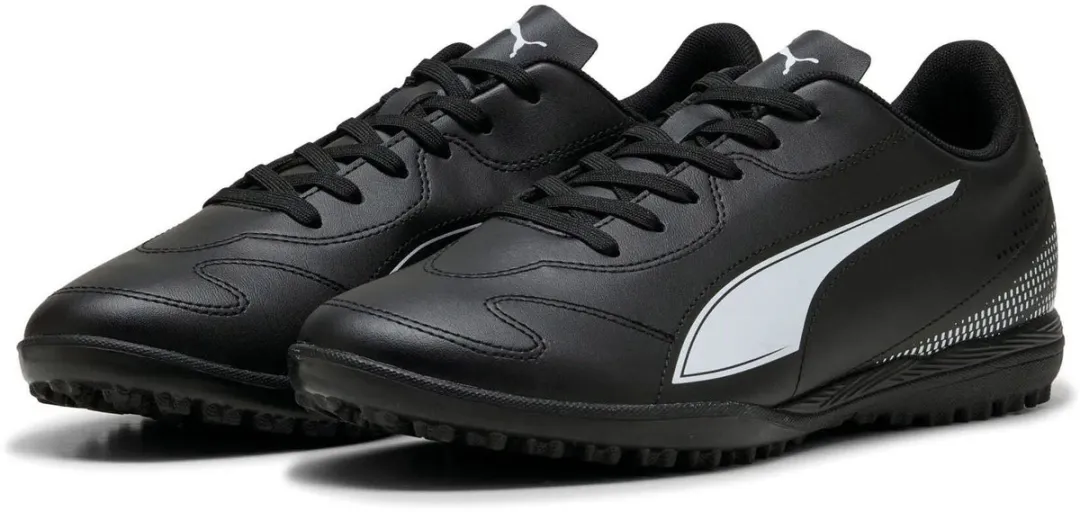 PUMA Vitoria II AG Voetbalschoenen - Maat 45 - Zwart/Wit - Turf