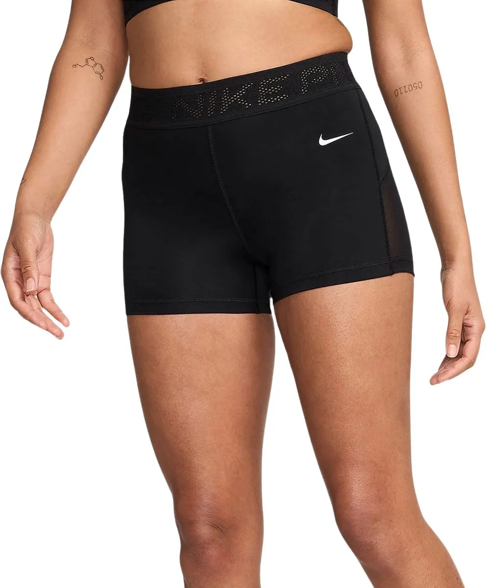Nike Pro Dri-FIT Short Dames L - Zwart