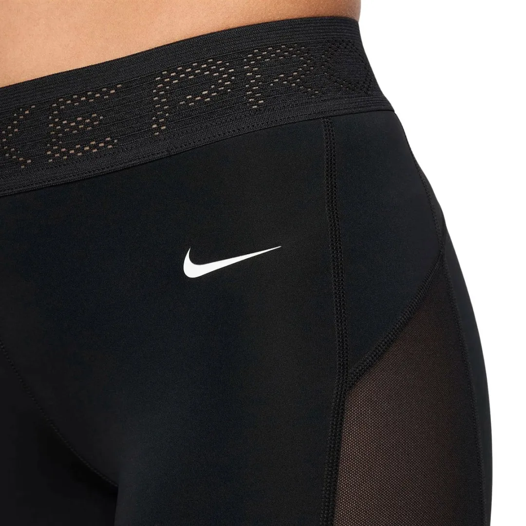 Nike Pro Dri-FIT Short Dames L - Zwart