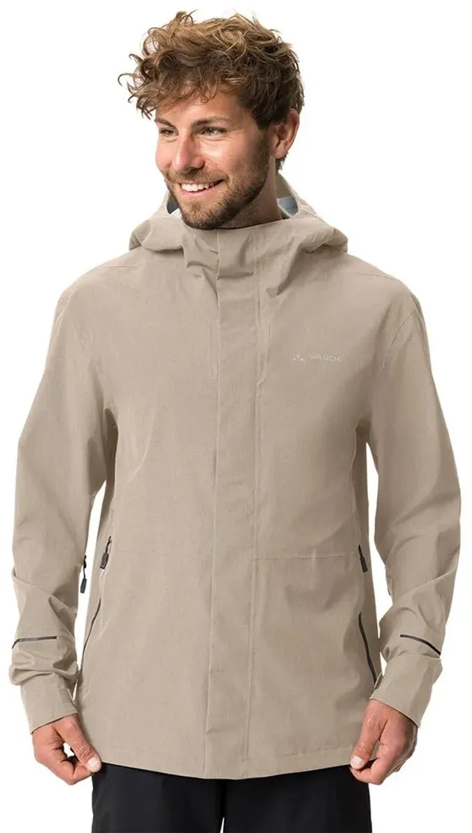 Vaude Yaras Rain Jacket II Heren Regenjas - M - Dark Sea