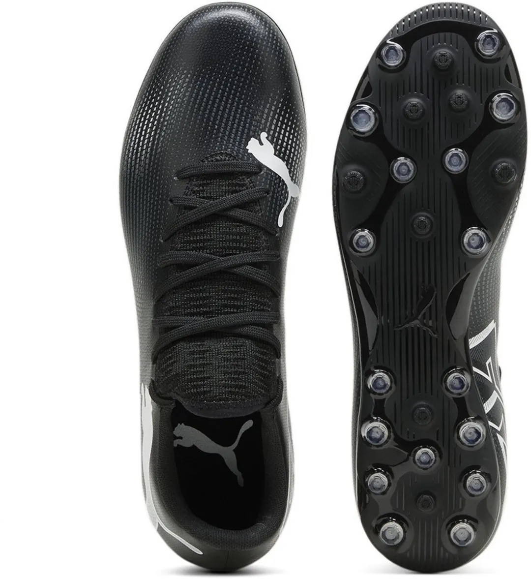 PUMA Future 7 Play Mg Voetbalschoenen 44.5 - Zwart
