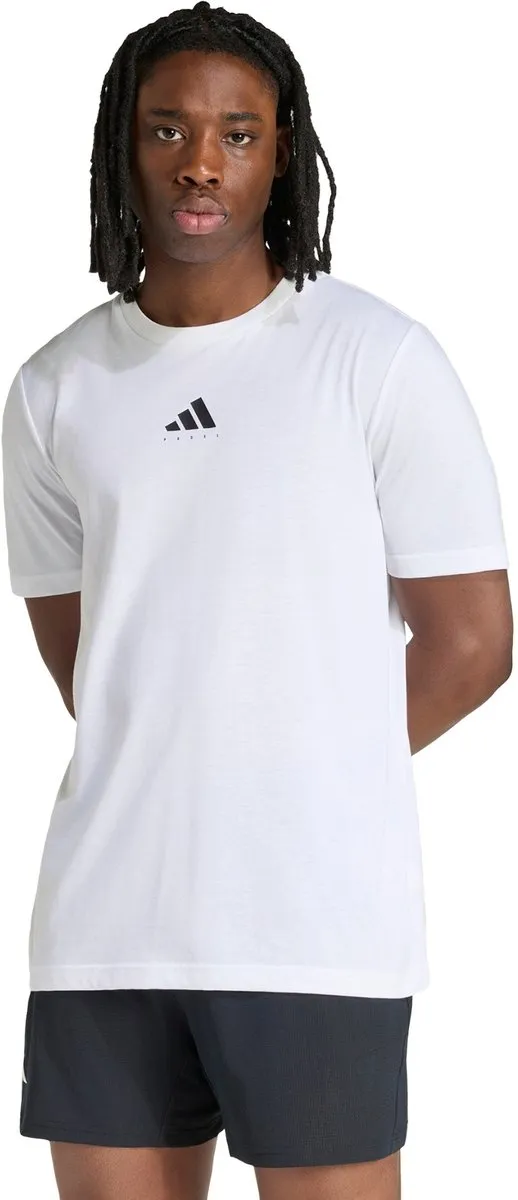 Adidas Performance Padel Category Graphic T-shirt KE9639 - Wit