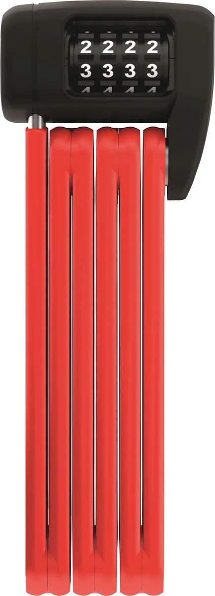 ABUS Bordo Combo Lite 6055C/85 Vouwslot - Rood