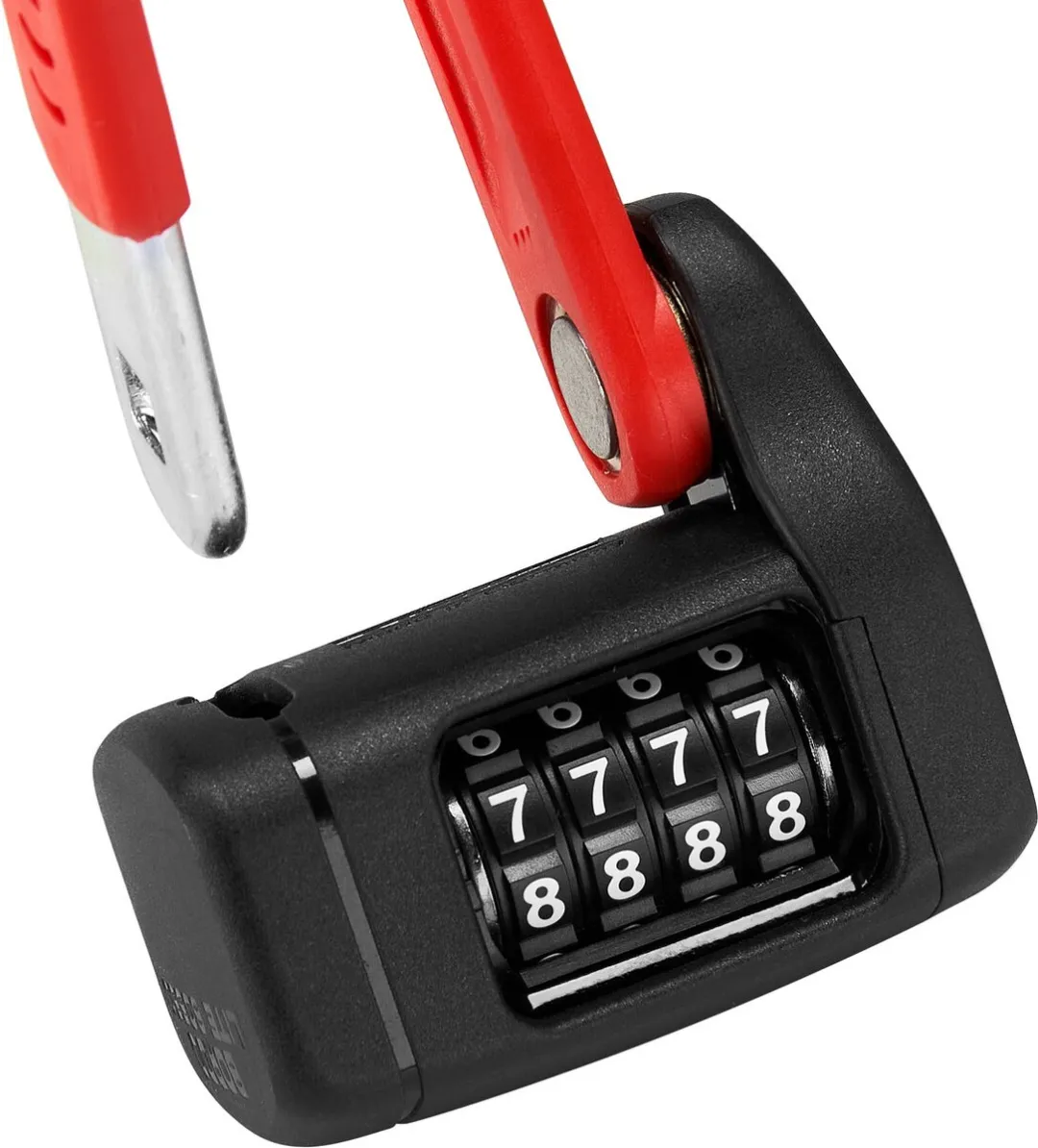 ABUS Bordo Combo Lite 6055C/85 Vouwslot - Rood