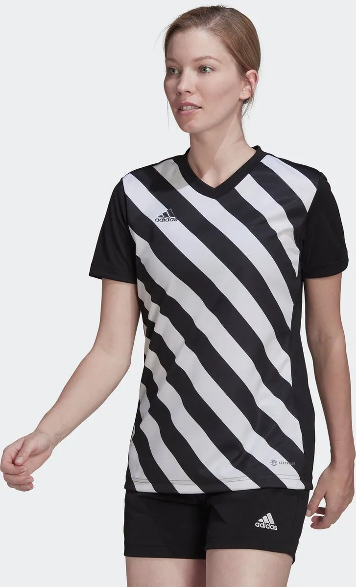Adidas Performance Entrada 22 Graphic Voetbalshirt XS - Zwart