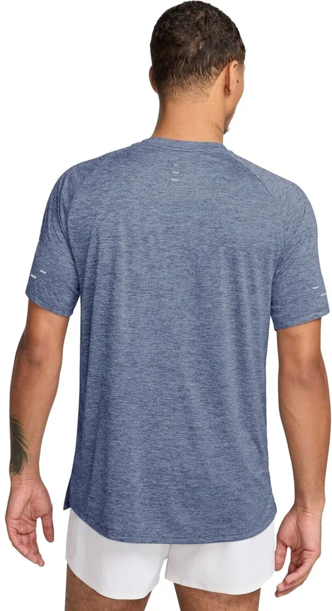 Nike Stride Dri-FIT Heren Training T-shirt Hv5203-499 - XL - Blauw