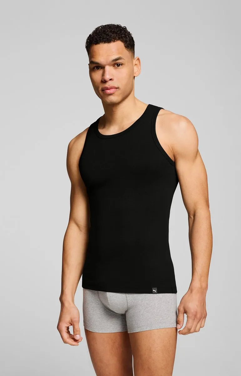 PUMA Heren Everyday Hemd - Black - 2 Stuks