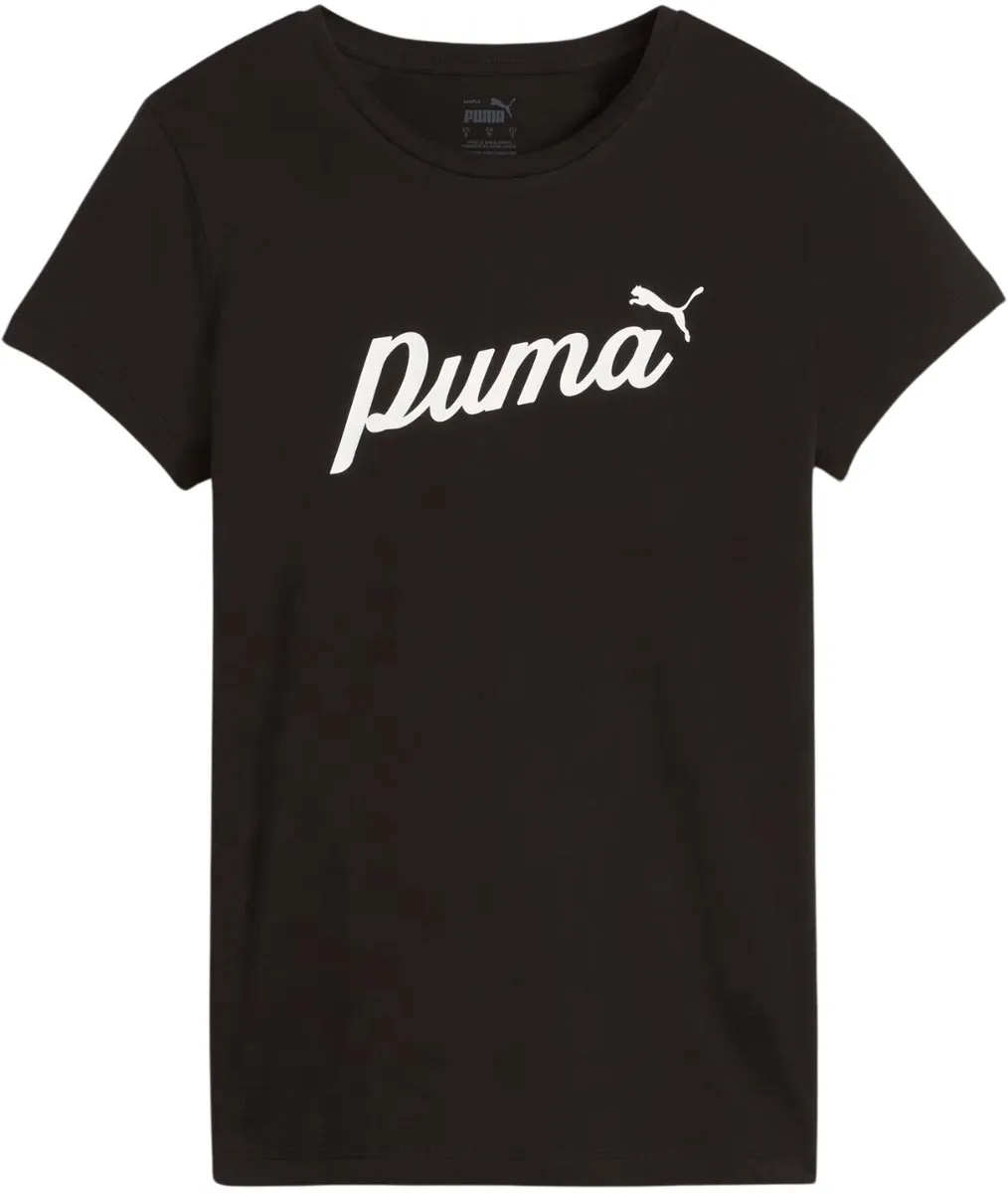 PUMA ESS+Script T-shirt Dames