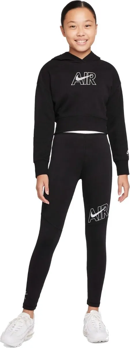Nike Sportswear Air Crop Hoodie DM8372-010 - Zwart