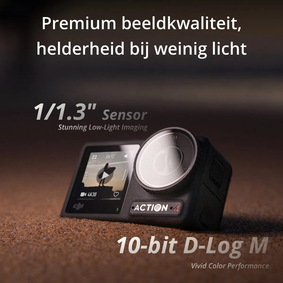 DJI Osmo Action 4 Adventure Combo - Actioncam - 3x Accu - Zwart
