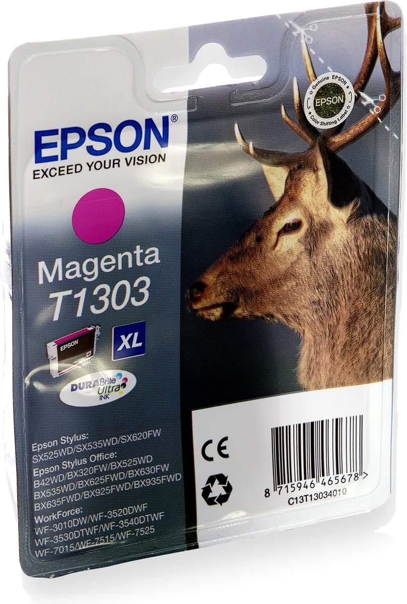 Epson T1303 Magenta Inktcartridge