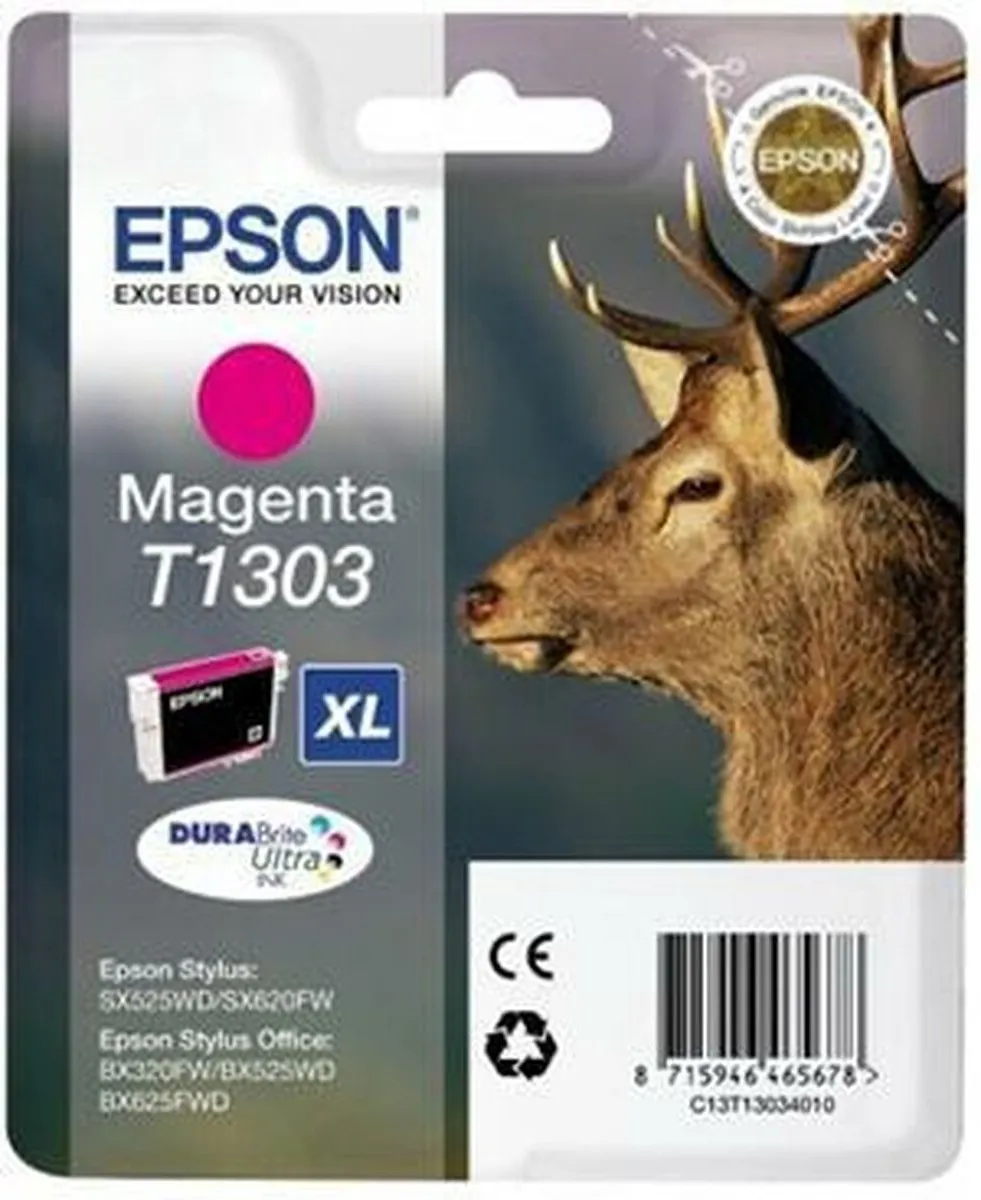 Epson T1303 Magenta Inktcartridge - 10.1ml