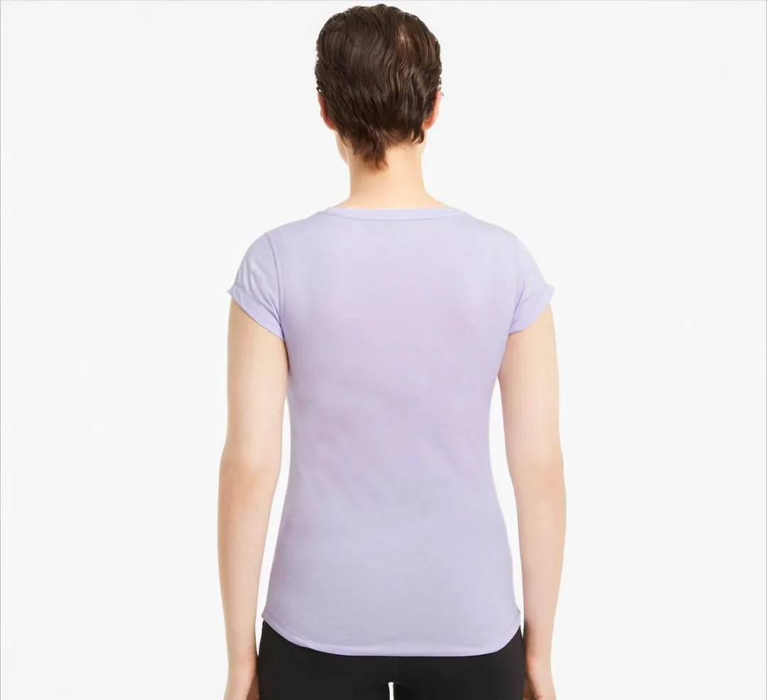 PUMA Train Favorite Heather Cat Tee Sportshirt - XS - Wit