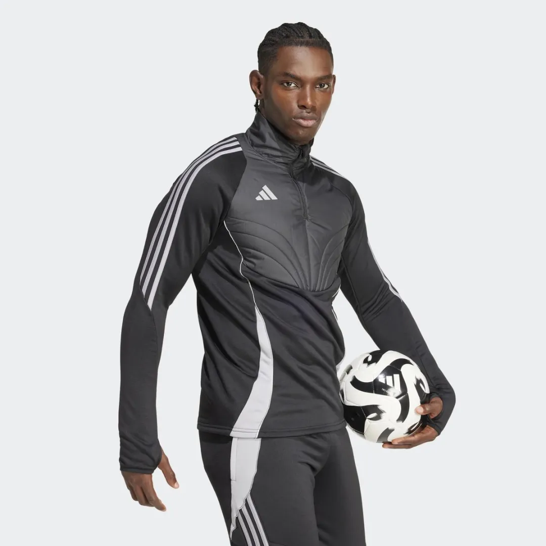 adidas Tiro24 Wintop Heren T-shirt - Zwart L