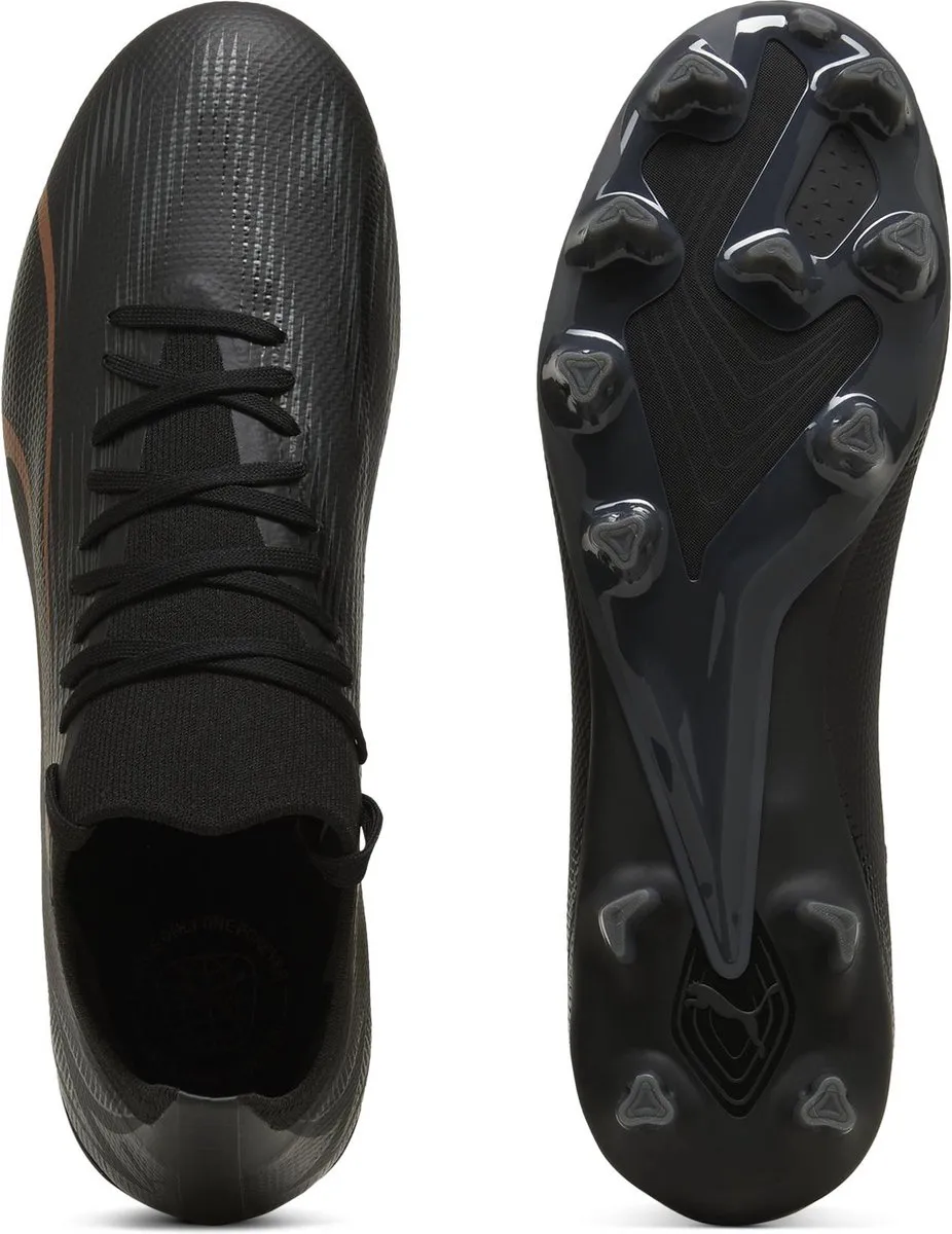 PUMA Ultra Match FG/AG Sportschoenen - Zwart/Copper Rose - Maat 43