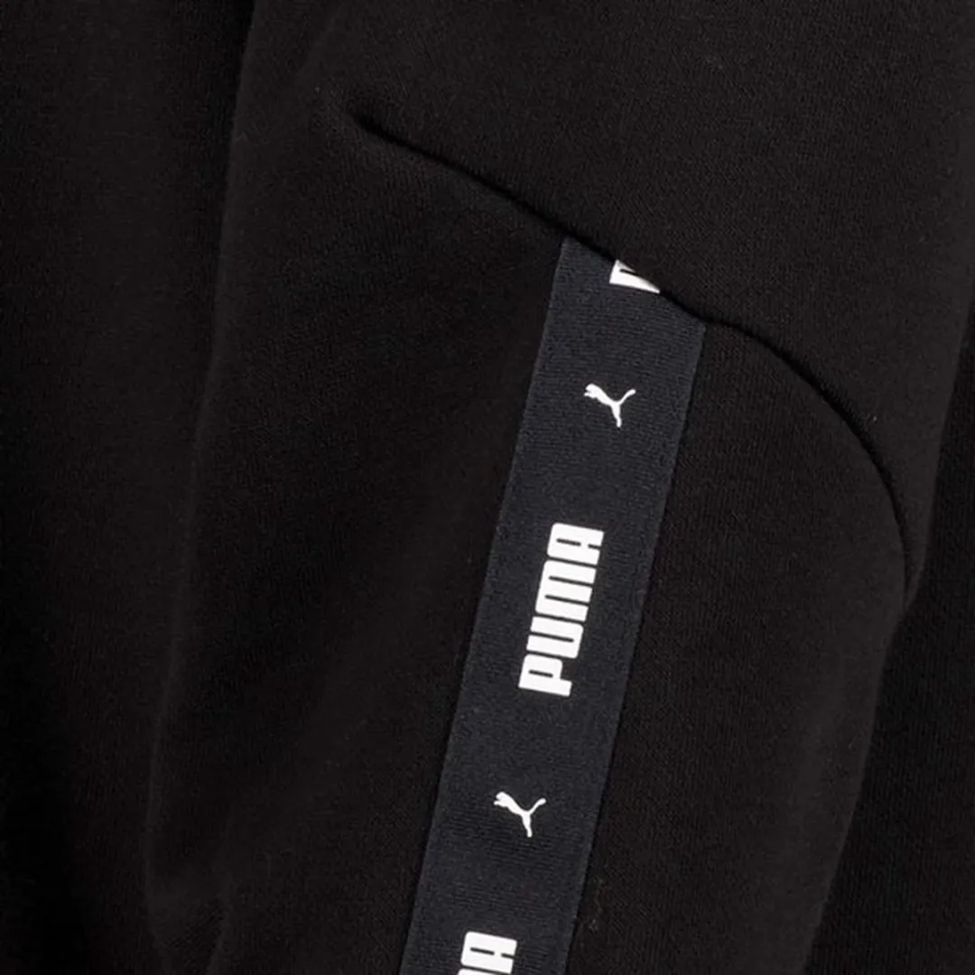 PUMA ESS+ Tape Hoodie - Maat M - Zwart