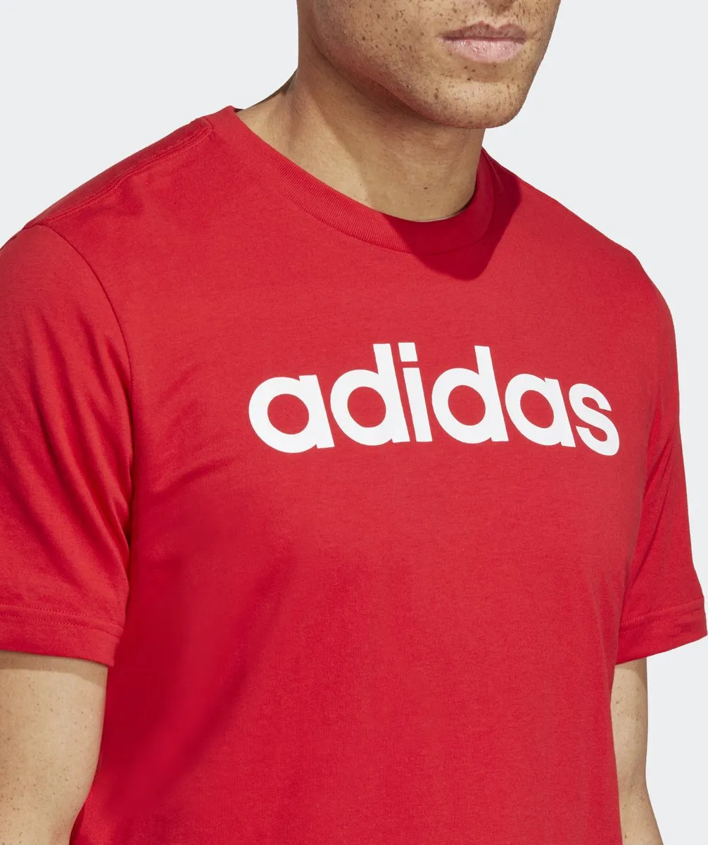 adidas Essentials T-shirt IC9278 - Rood - L