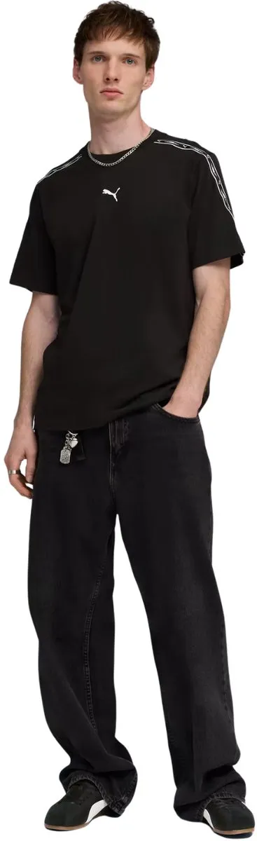 PUMA Tape Tee Heren - M Zwart