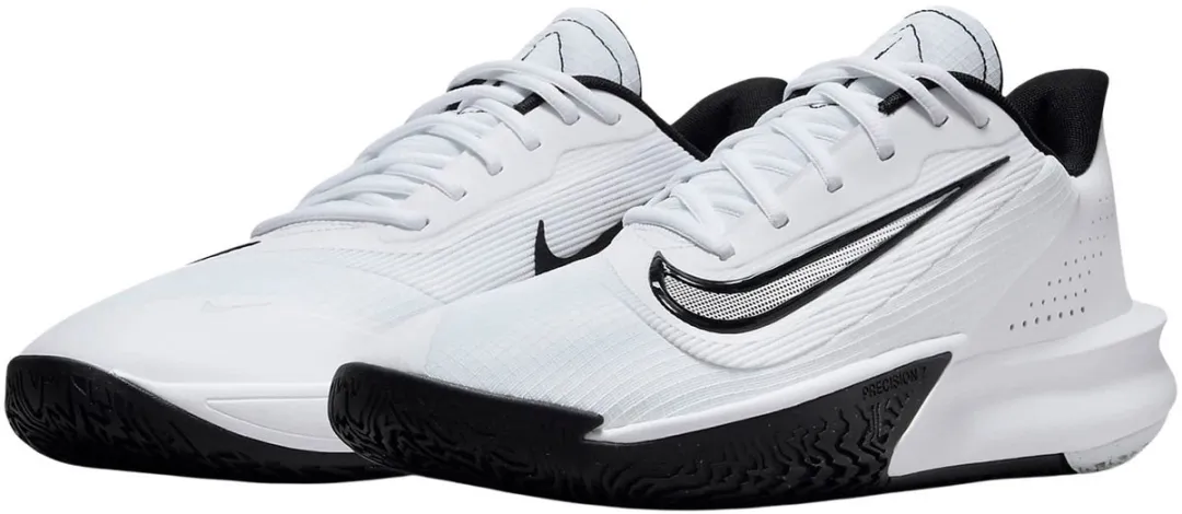 Nike Precision VII FN4322-101 Sportschoenen - Maat 42.5 - Wit/Zwart