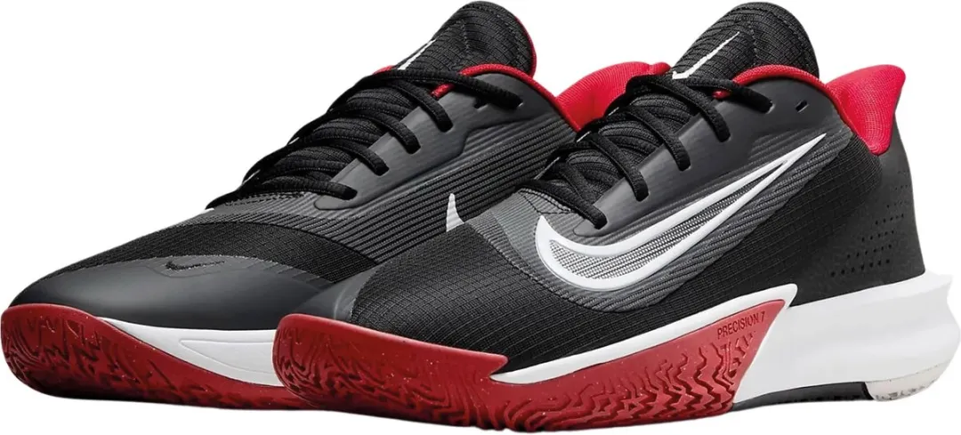Nike Precision VII FN4322-101 Sportschoenen - Maat 42.5 - Wit/Zwart