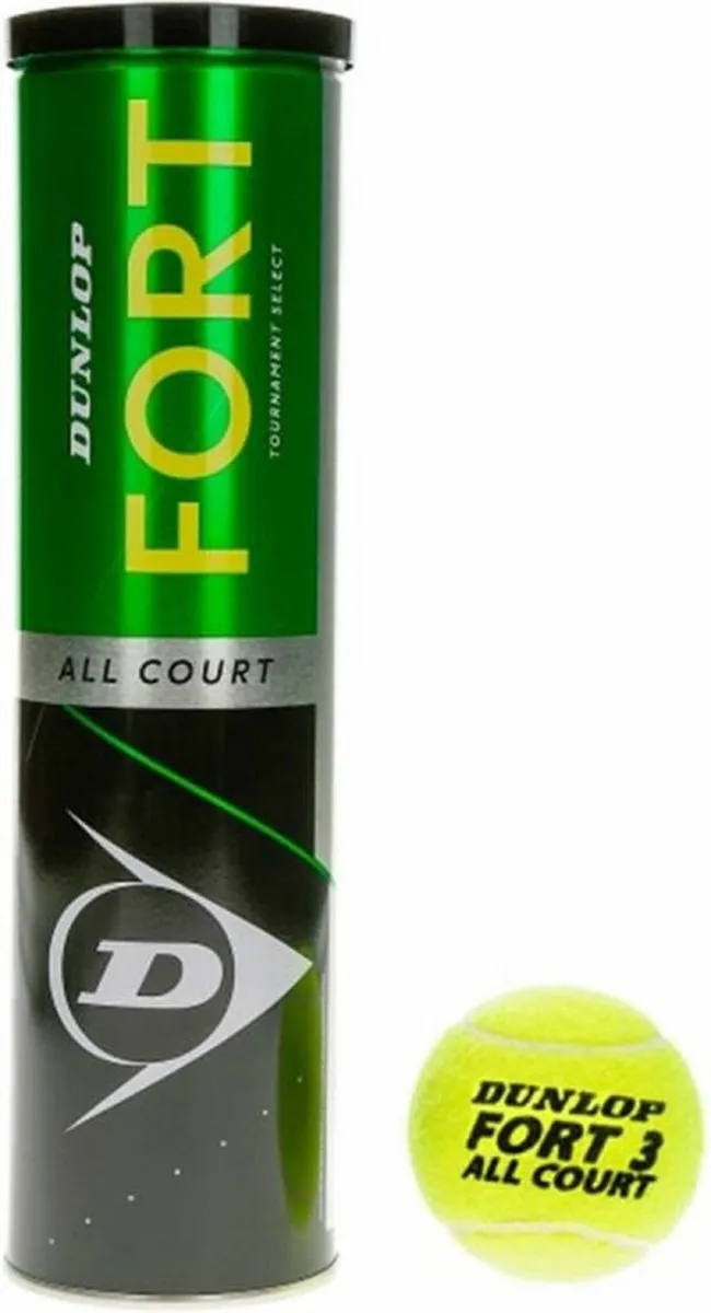 Dunlop Tennisbal All Court Geel - 4 Stuks