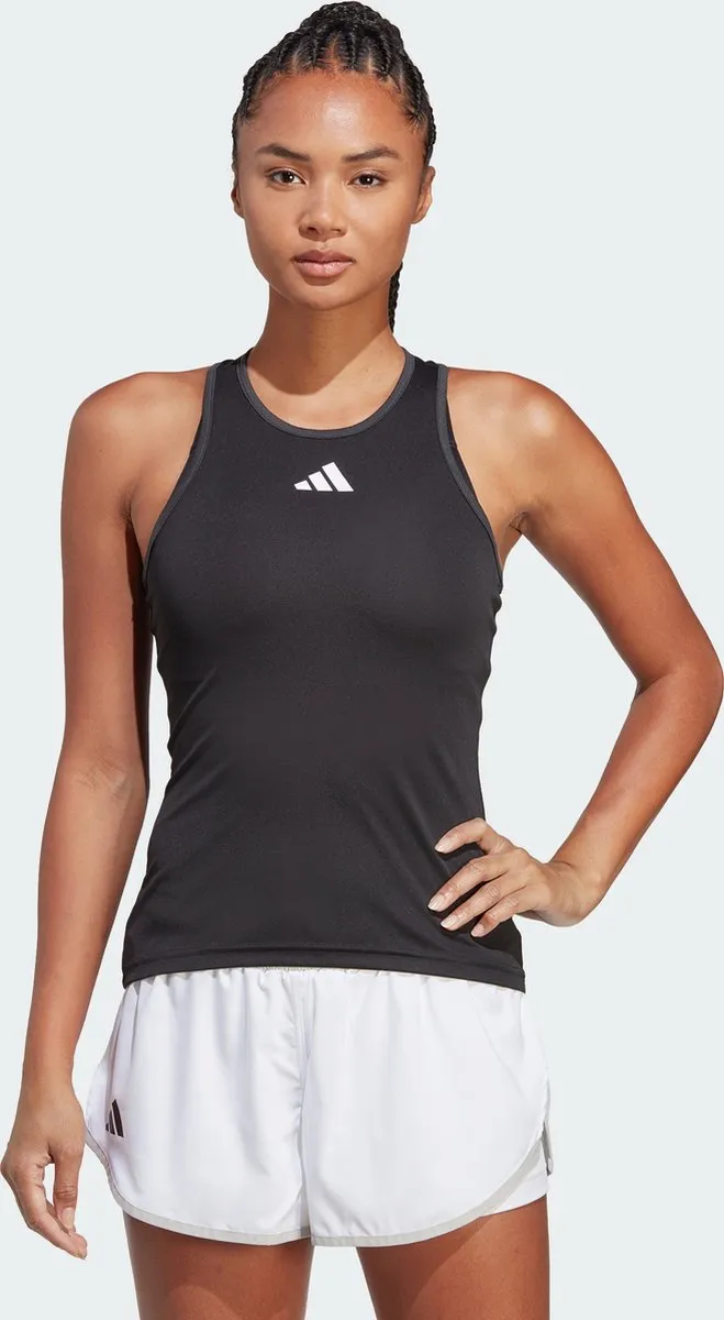 adidas Performance Club Tennis Tanktop HZ4281 - Zwart - XL