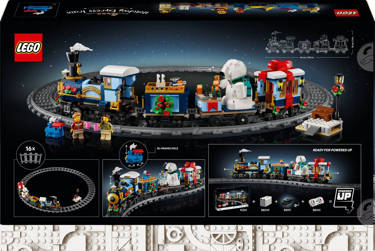 LEGO Icons Feestelijke Kersttrein Kerstdecoratie - 10361