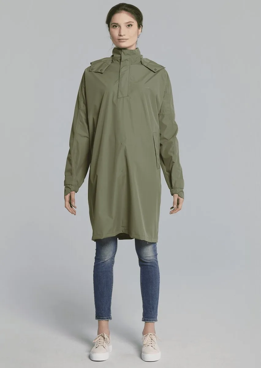 Basil Mosse Regenponcho XL/XXL - Groen