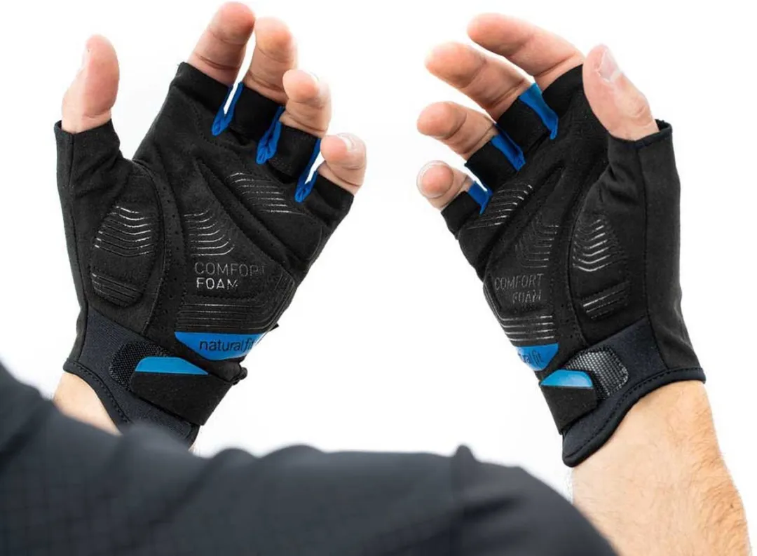 Cube Gloves Short Finger X NF Black/Blue - M