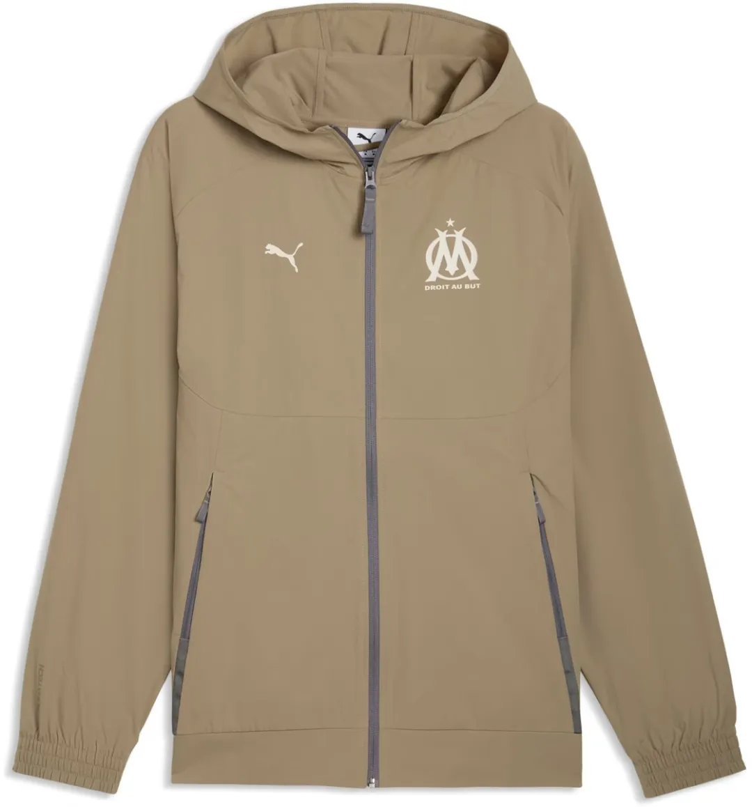PUMA Woven OM Trainingsjack 2025/26 - S - Bruin