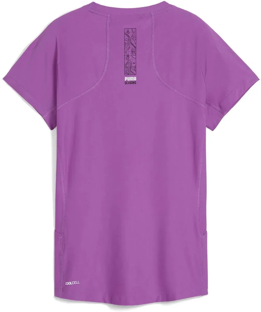 PUMA Seasons Coolcell T-shirt - Paars M