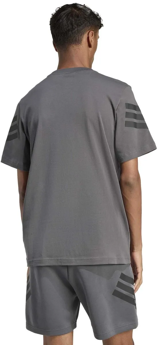Adidas m fi 3s reg T-shirt Heren - Donkergrijs