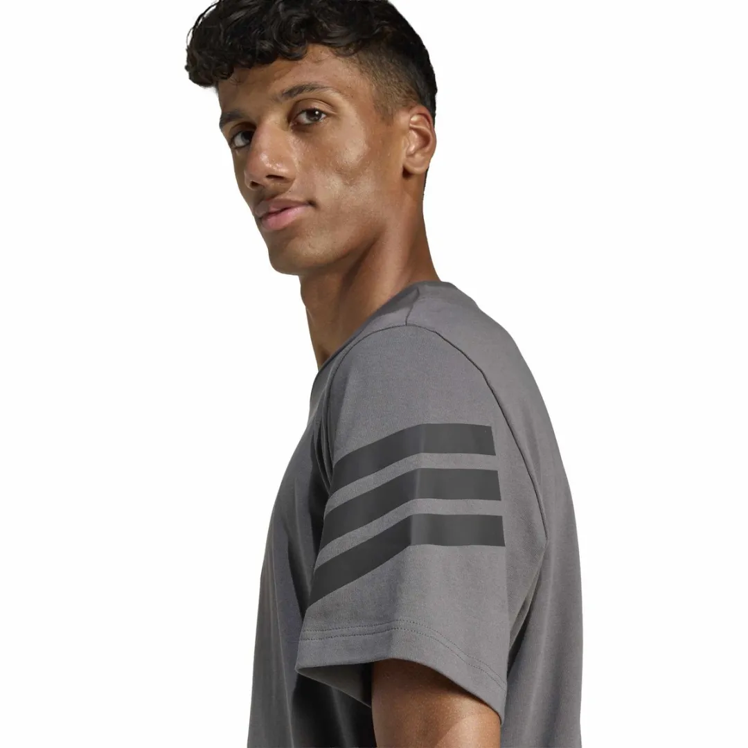Adidas m fi 3s reg T-shirt Heren - Donkergrijs