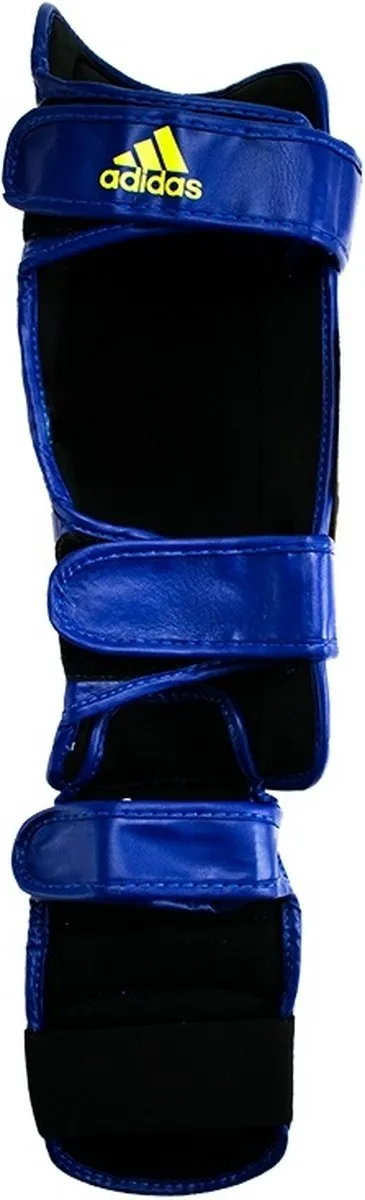 adidas Economy Scheen- en Wreefbeschermers XL - Blauw/Geel