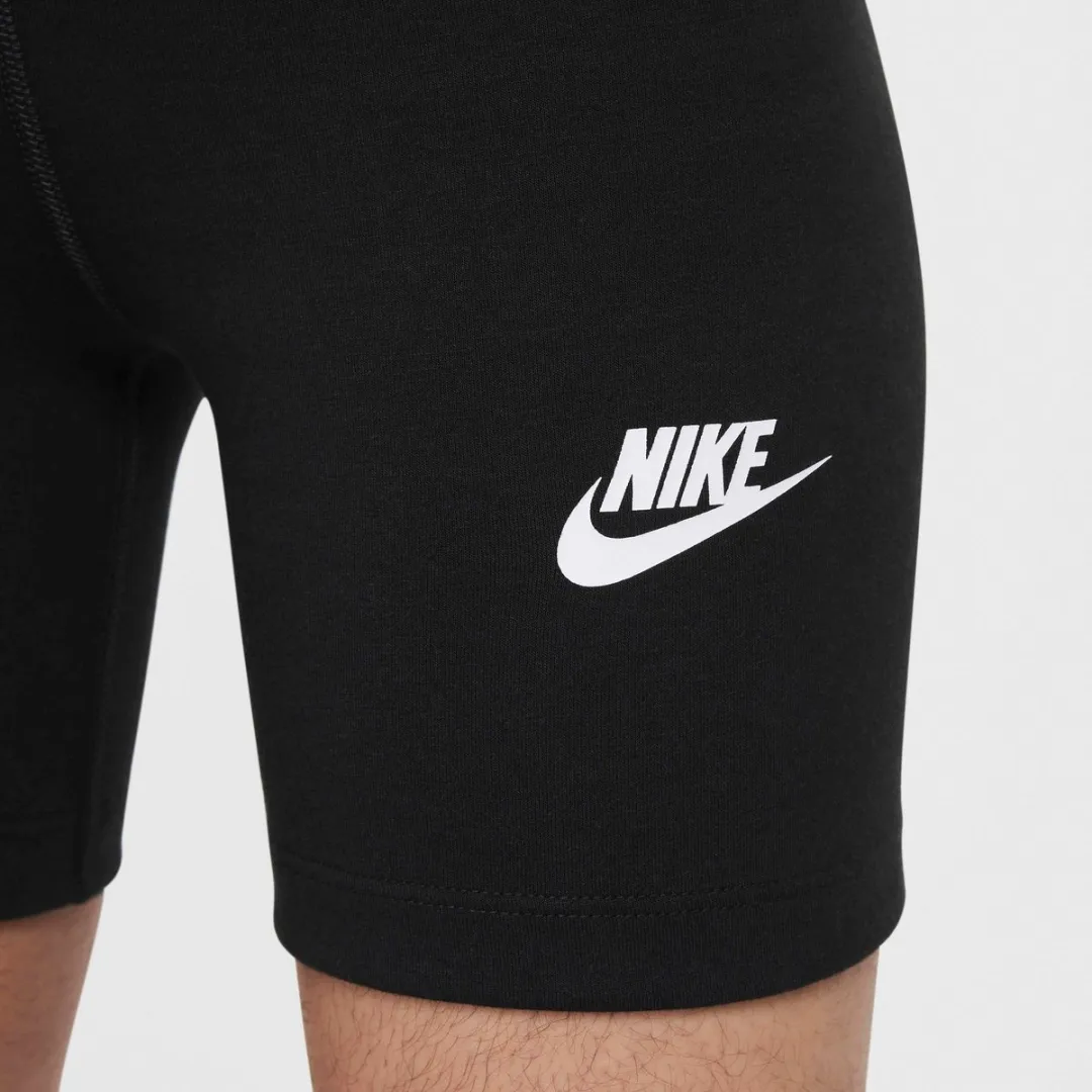 Nike Sportswear Classic Biker Short Meisjes 158 - Zwart