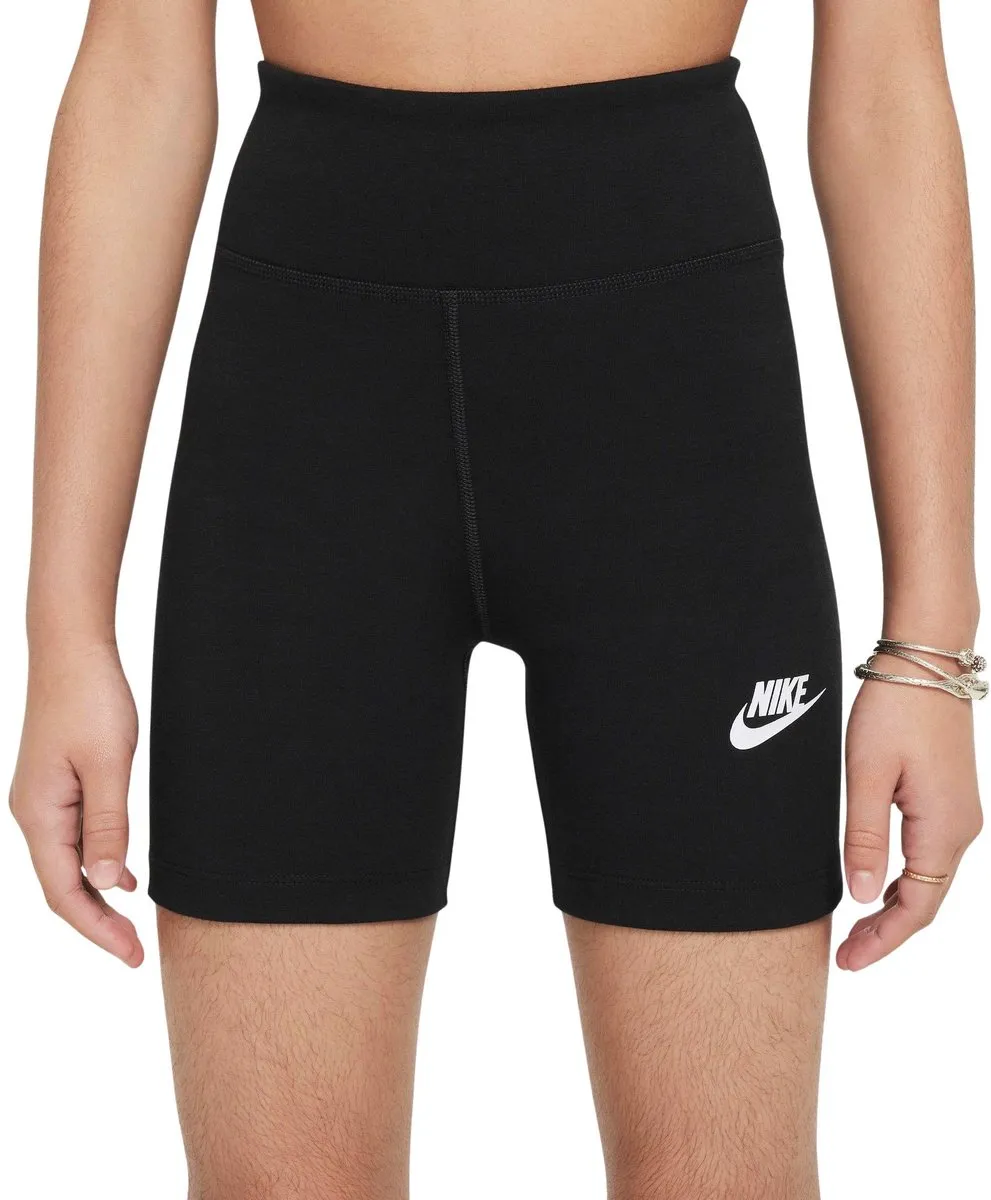 Nike Sportswear Classic Biker Short Meisjes 158 - Zwart