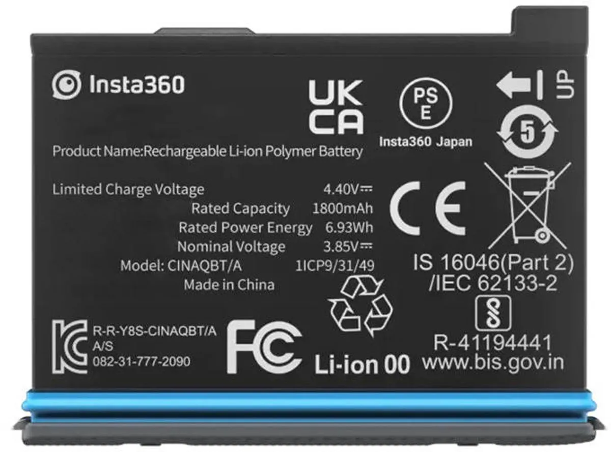 Insta360 X3 1800mAh Batterij