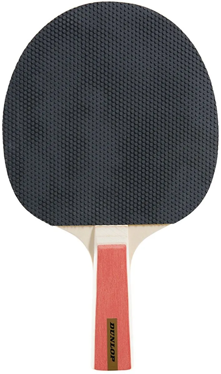 Dunlop Nitro Tafeltennisbat - Rood/Zwart