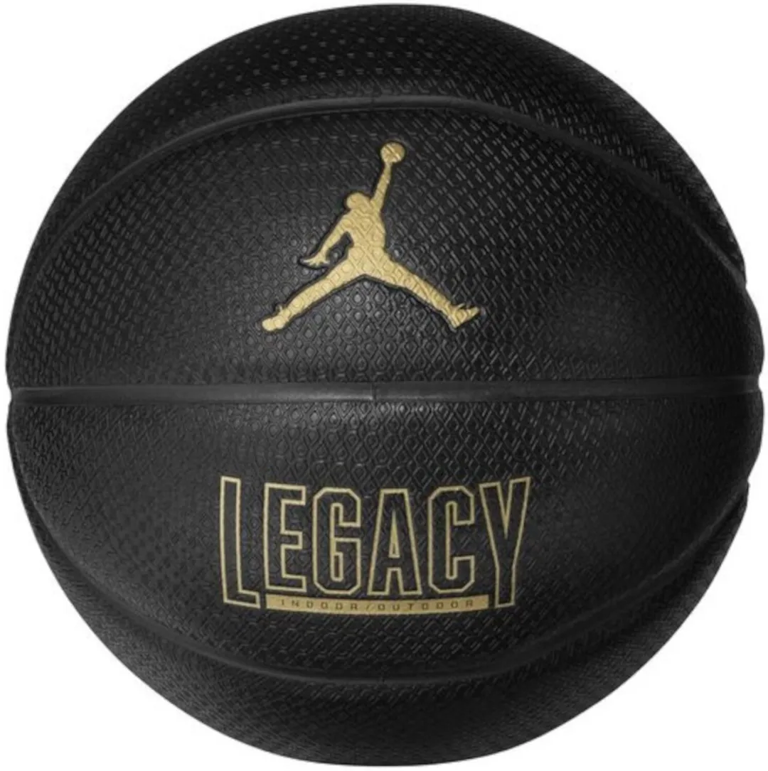 Nike Jordan Legacy 8P Basketbal - Maat 7 - Zwart/Goud