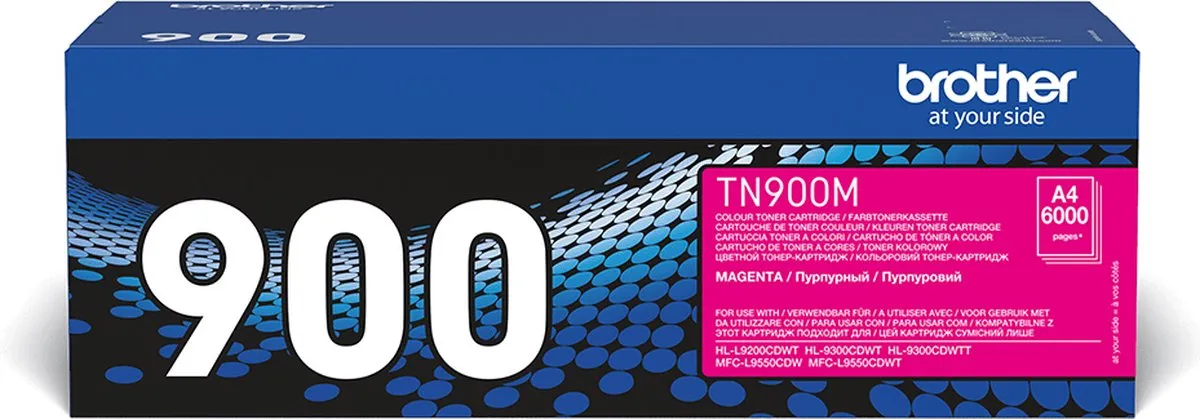 Brother TN-900M Tonercartridge - Magenta