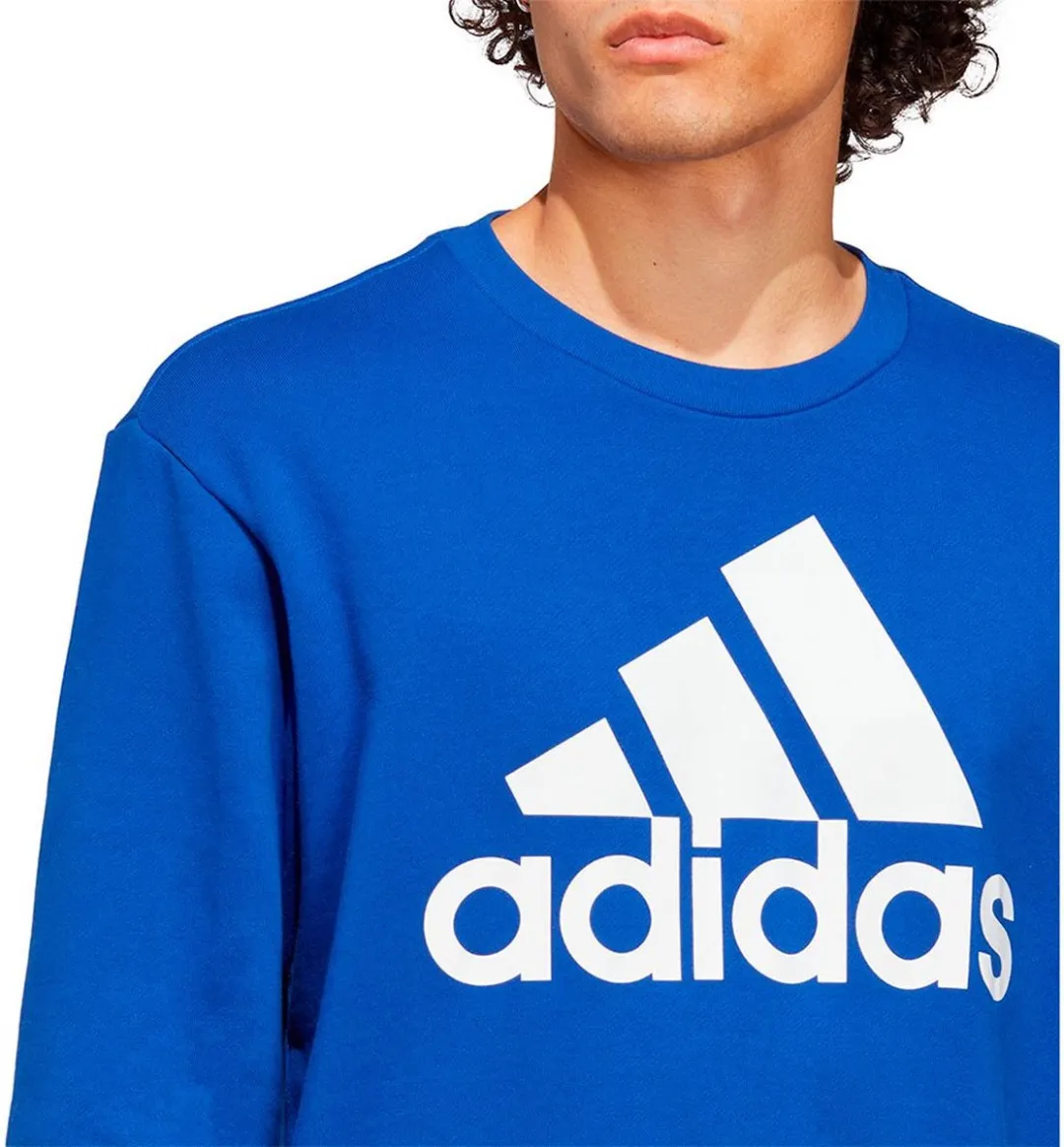 Adidas Bl Ft Sweatshirt Heren - Semi Lucid Blue - L