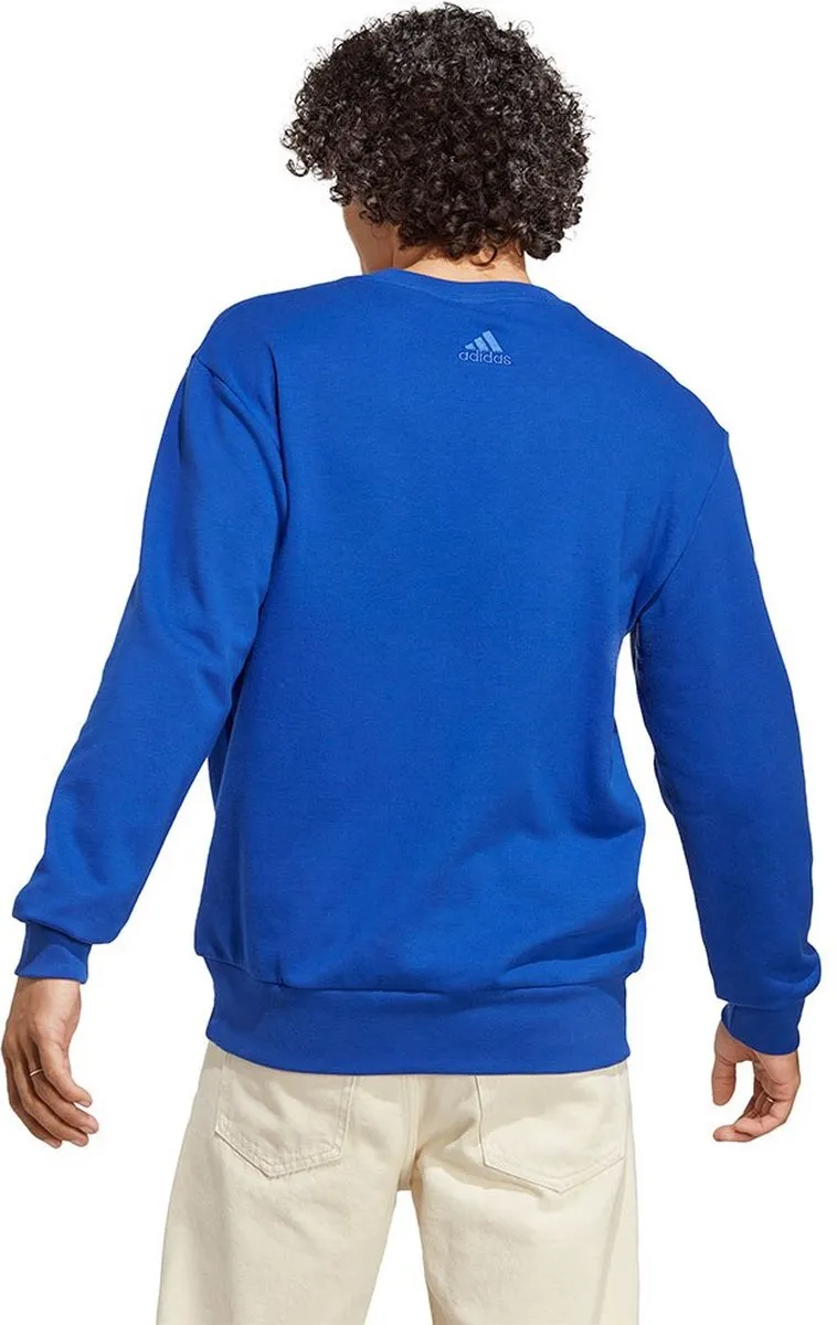 Adidas Bl Ft Sweatshirt Heren - Semi Lucid Blue - L