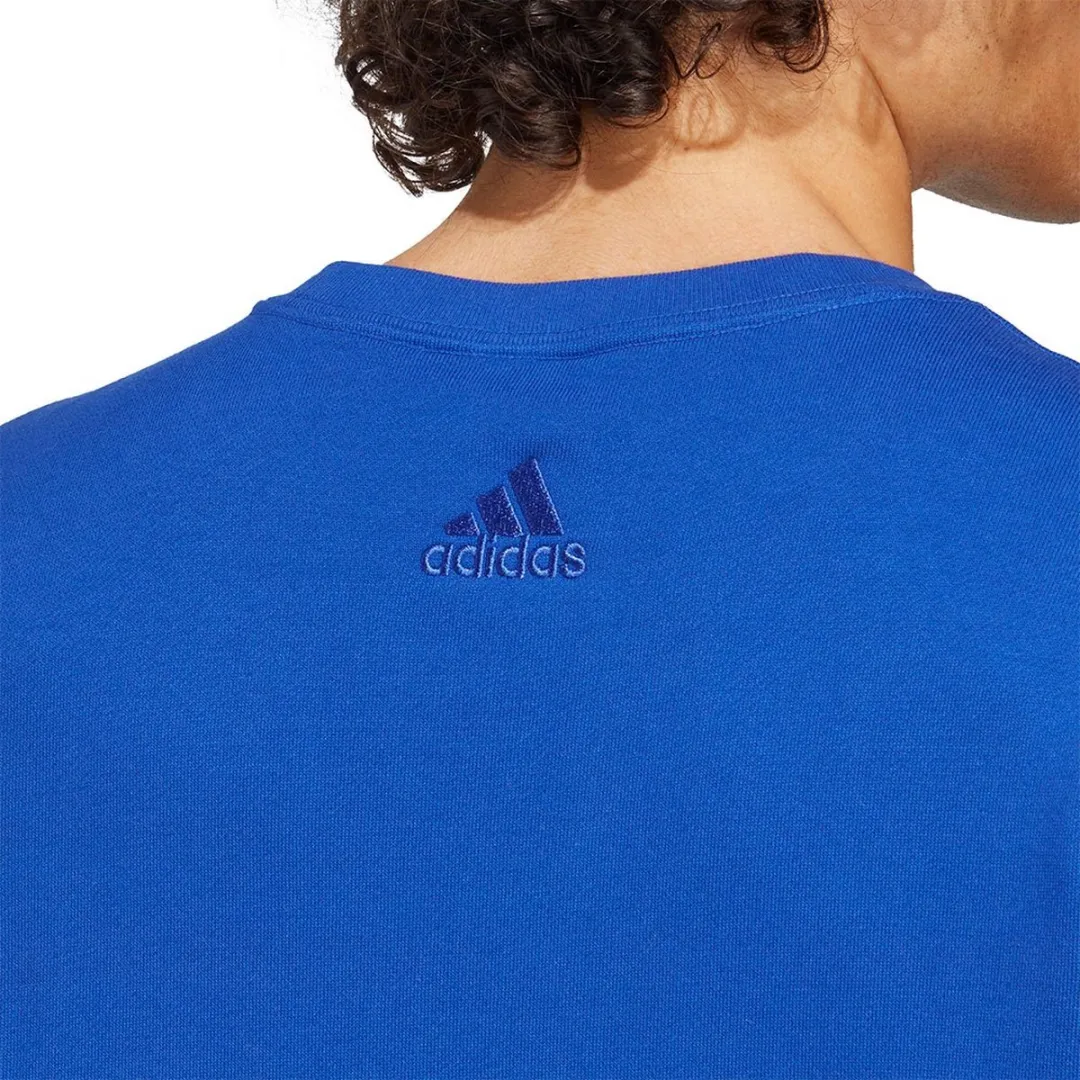 Adidas Bl Ft Sweatshirt Heren - Semi Lucid Blue - L